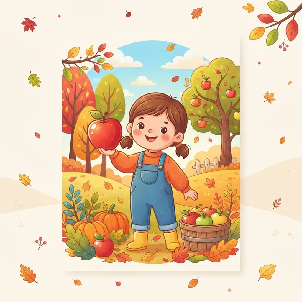 Ma Pomme d'Automne : Une Aventure Sensorielle et Ludique